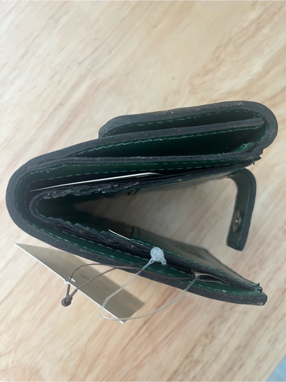 Patricia Nash Astra tooled Green Embossed Leather Wallet NWT - Picture 8 of 8